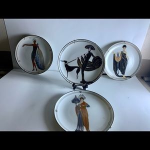 House of Erte Decorative Plated